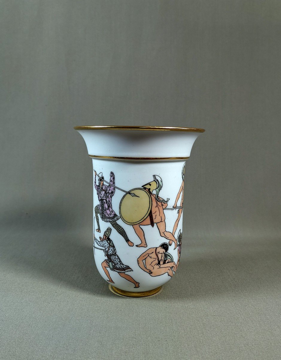 Vase Néo Grec, Hill Pottery, Sir James Duke & John Sheriff Hill, Angleterre Staffordshire-photo-4