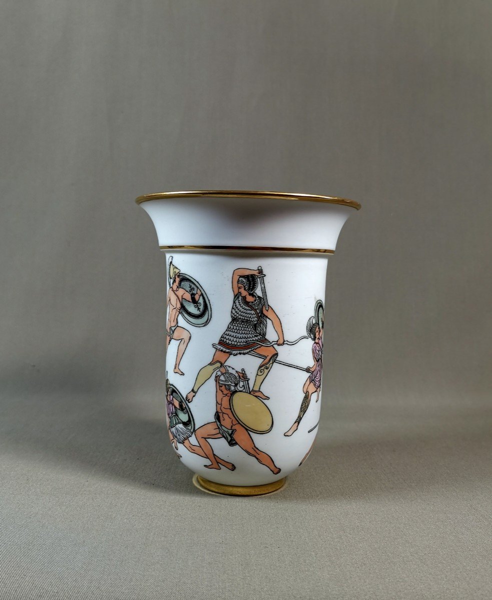 Vase Néo Grec, Hill Pottery, Sir James Duke & John Sheriff Hill, Angleterre Staffordshire-photo-2