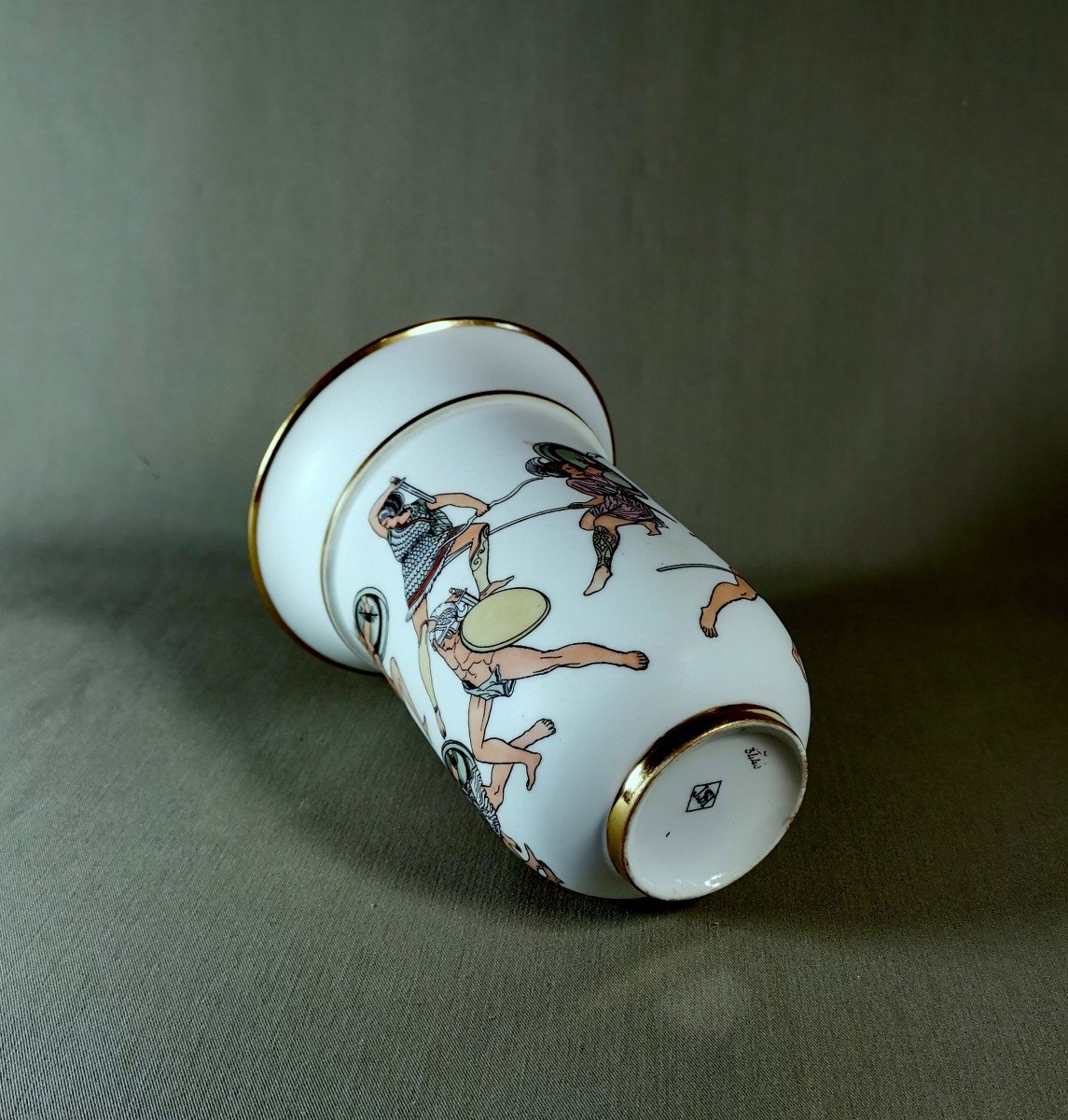 Vase Néo Grec, Hill Pottery, Sir James Duke & John Sheriff Hill, Angleterre Staffordshire-photo-8