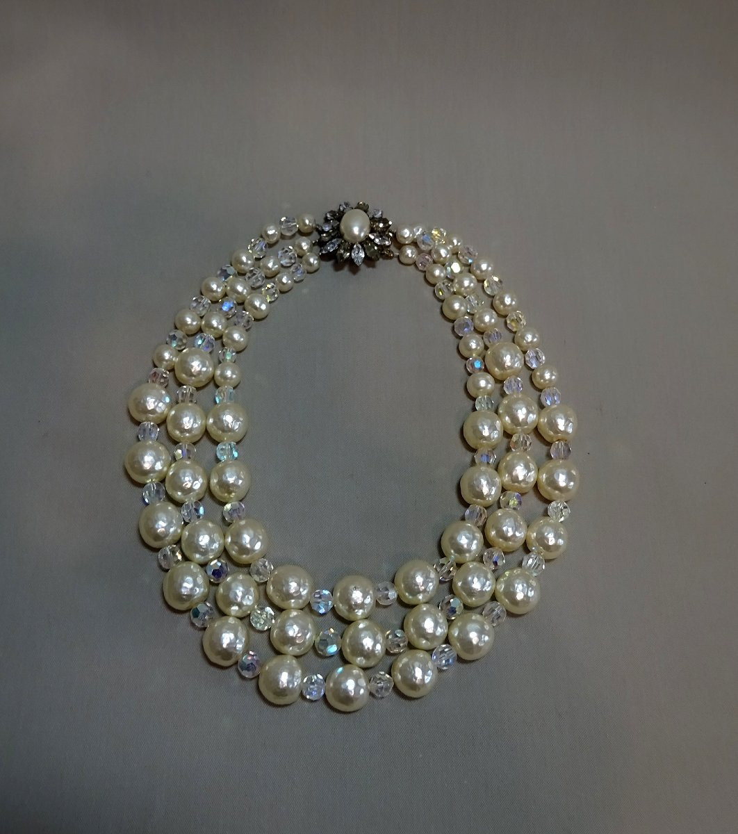 Sacha Guitry & Lana Marconi, Necklace From Film "if Versailles Were Told To Me" Gift Of Lana M.-photo-2