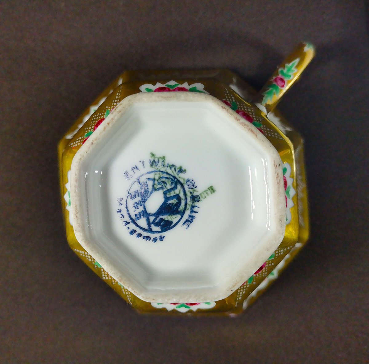 Cup And Saucer, Hutschenreuther Porcelain Manufactory, Altwasser, Silesia-photo-8