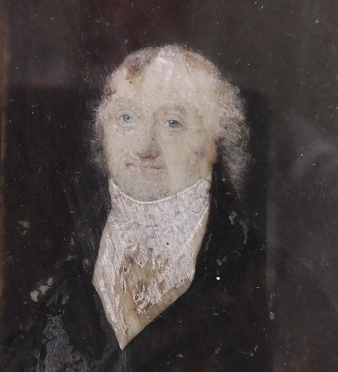 Pierre Charles Cior, Intimate Miniature On Ivory Depicting A Nobleman Or Aristocrat-photo-1