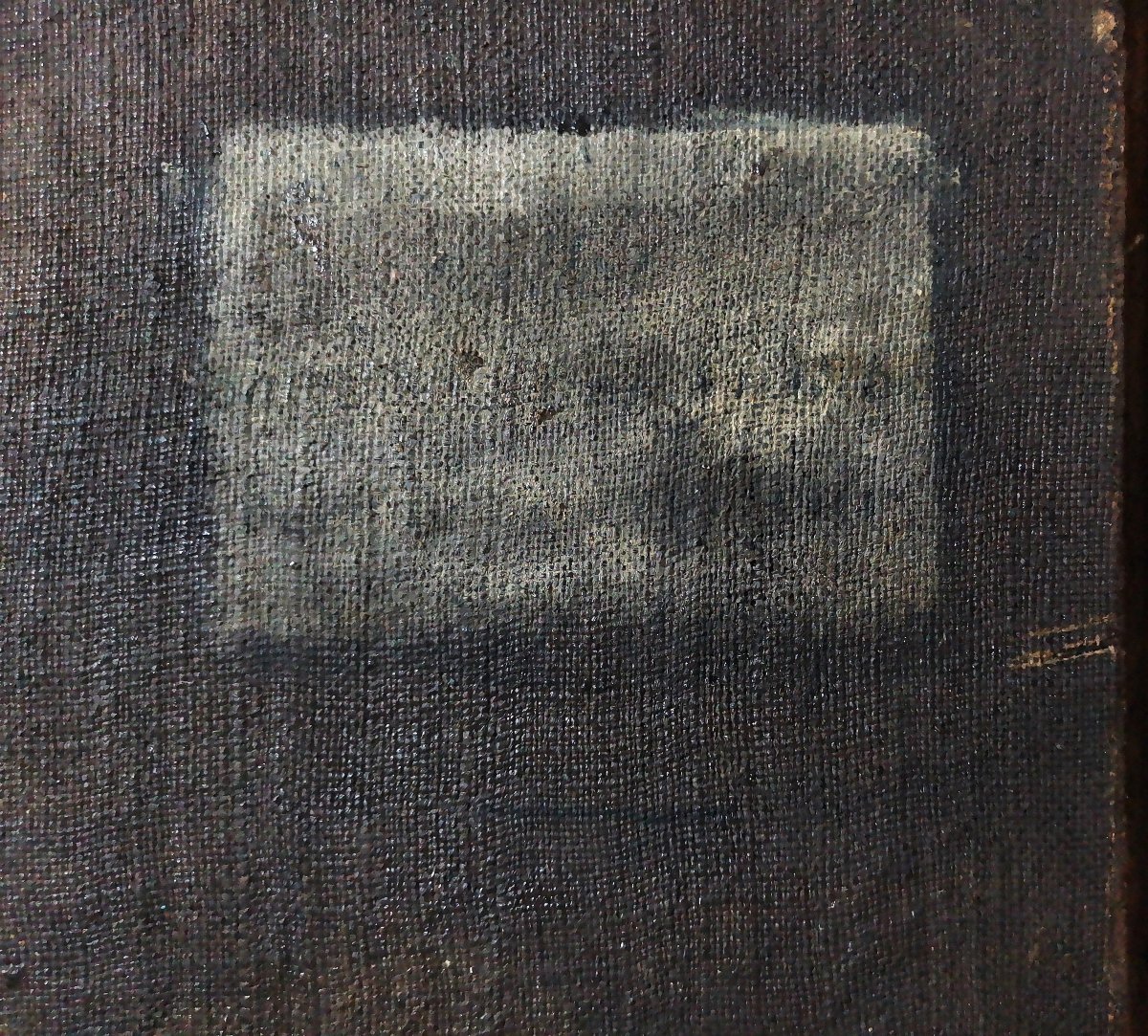 Virgin And Child, 16th–17th-century Oil On Panel, With Illegible Annotations On The Back-photo-5