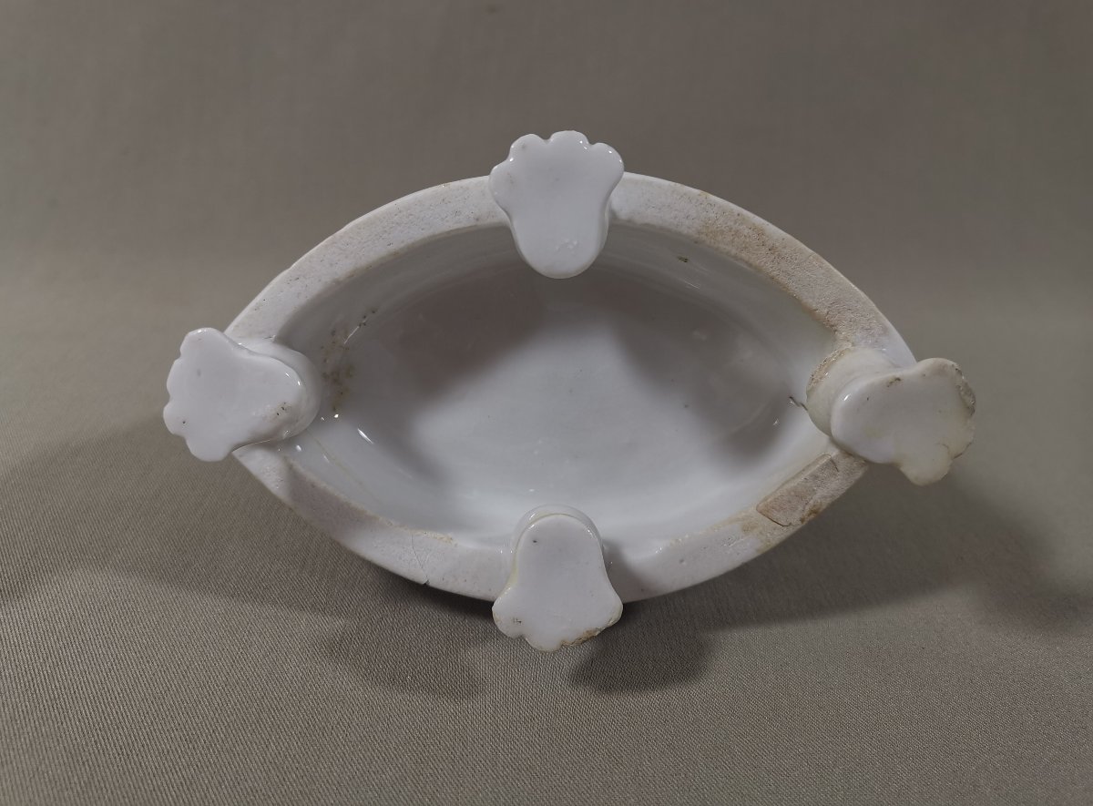 Porte Cure dents en Porcelaine de Paris Figurant un Porc-Epic,  Epoque Premier Empire-photo-8