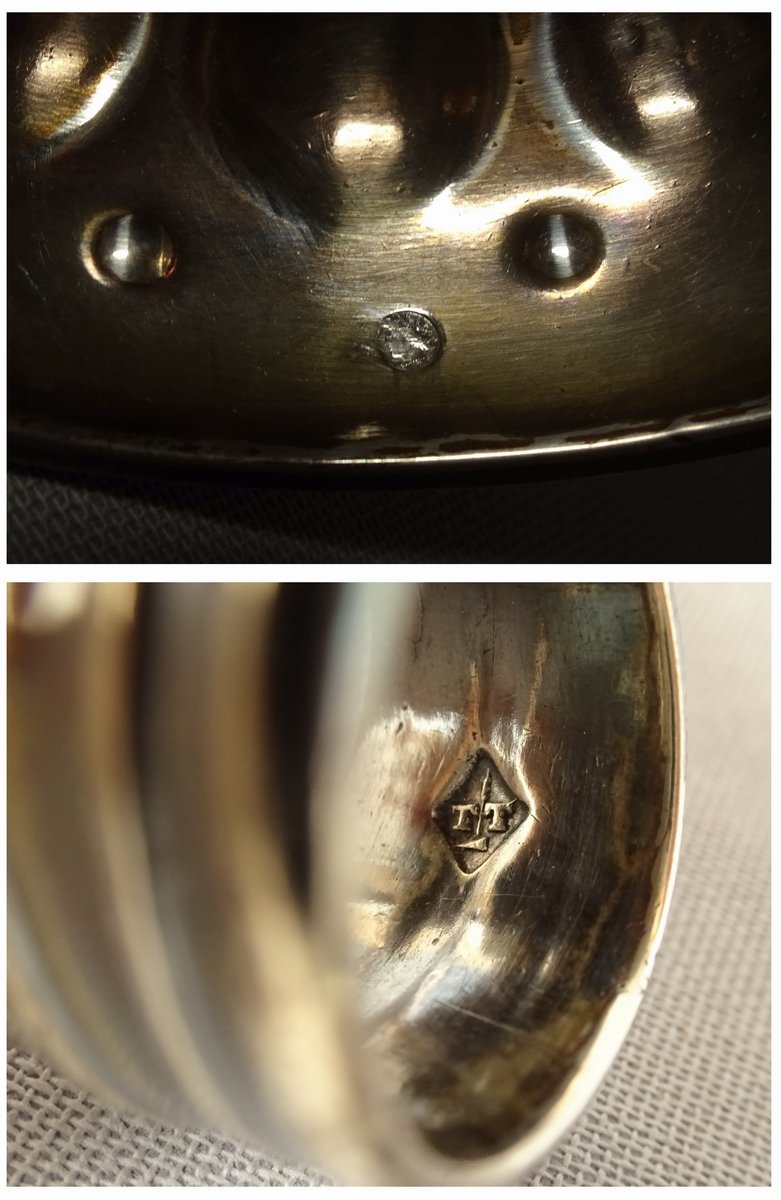 Silver Tastevin Patronymic , Late 18th Century - Early 19th, Goldsmith Tonnelier Theodore (active 1798 In Paris).-photo-8