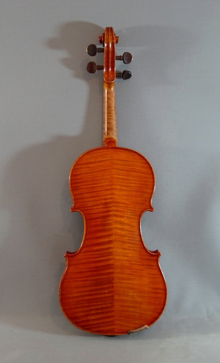 Beautiful French Violin 4/4 Made By Charles Résuche Luthier In Bordeaux In The 1919 Vintage. N ° 230. Excellent Condition-photo-5