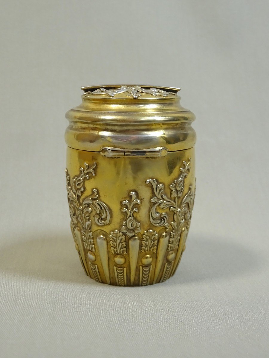 Faberg&eacute; De l&#039;Atelier, Tirelire En Argent &amp; Vermeil, Pi&egrave;ce d&#039;Orf&egrave;vrerie Russe Richement Ouvrag&eacute;e-photo-3