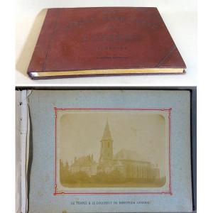 Album du XIXème Siècle, 12 Photographies 17,5x13cm sur  Papier Salé, Les Asiles John Bost à La Force Dordogne, Laforce