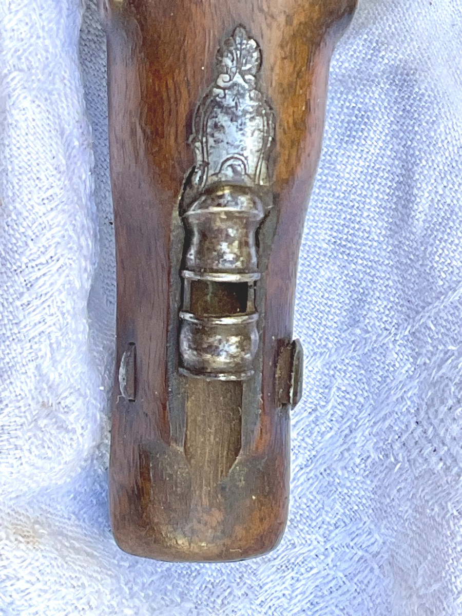 An Officer's Flintlock Travel Pistol "le Page à Paris" From The Empire Period -photo-6