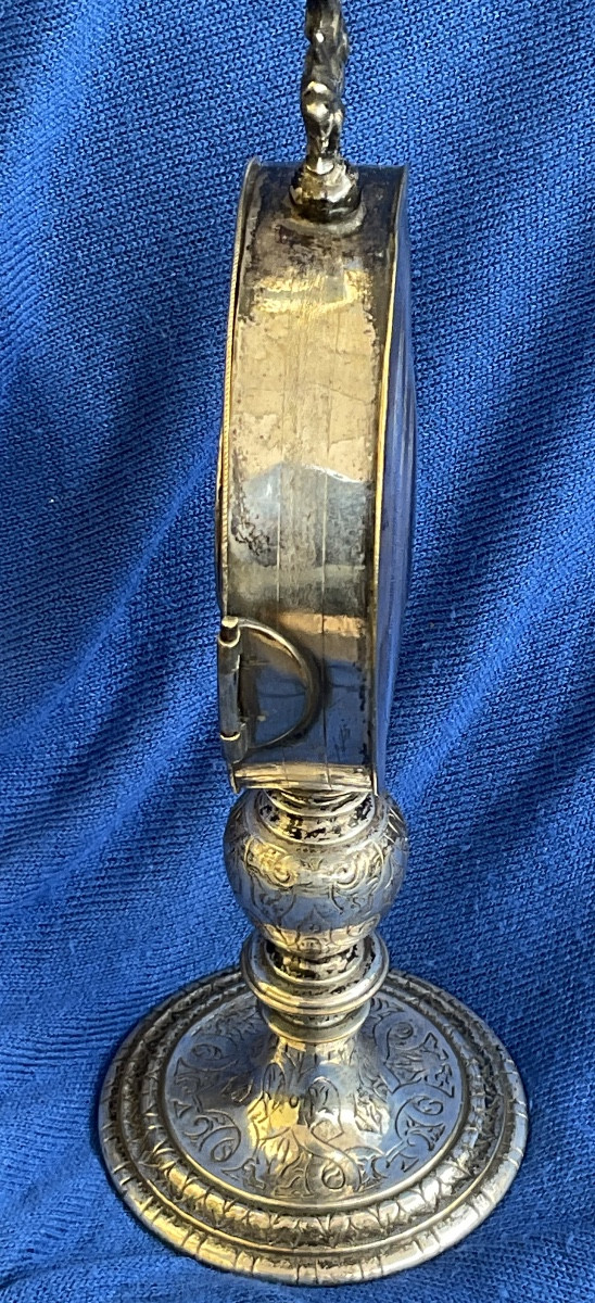 Custody - Monstrance In Silver-plated And Gilded Brass, Italy, 18th Century -photo-2