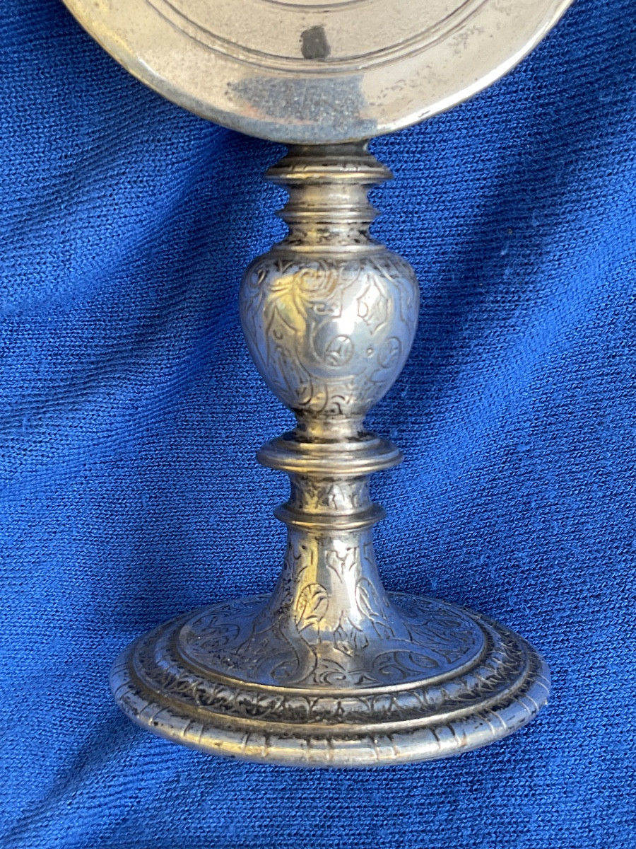 Custody - Monstrance In Silver-plated And Gilded Brass, Italy, 18th Century -photo-4