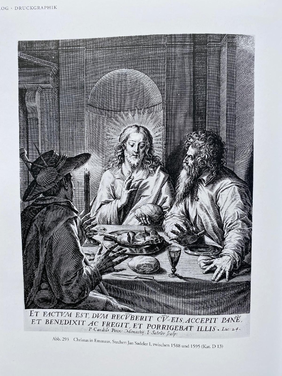 Painting, Two Disciples Recognize The Resurrected Jesus Christ (emmaus Pilgrimage), Late 17th Century-photo-5