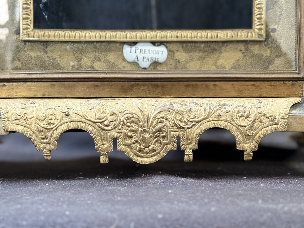 Pendule “Religieuse” Horloger: Maitre Jean Prevost à Paris, Époque Louis XIV-photo-3