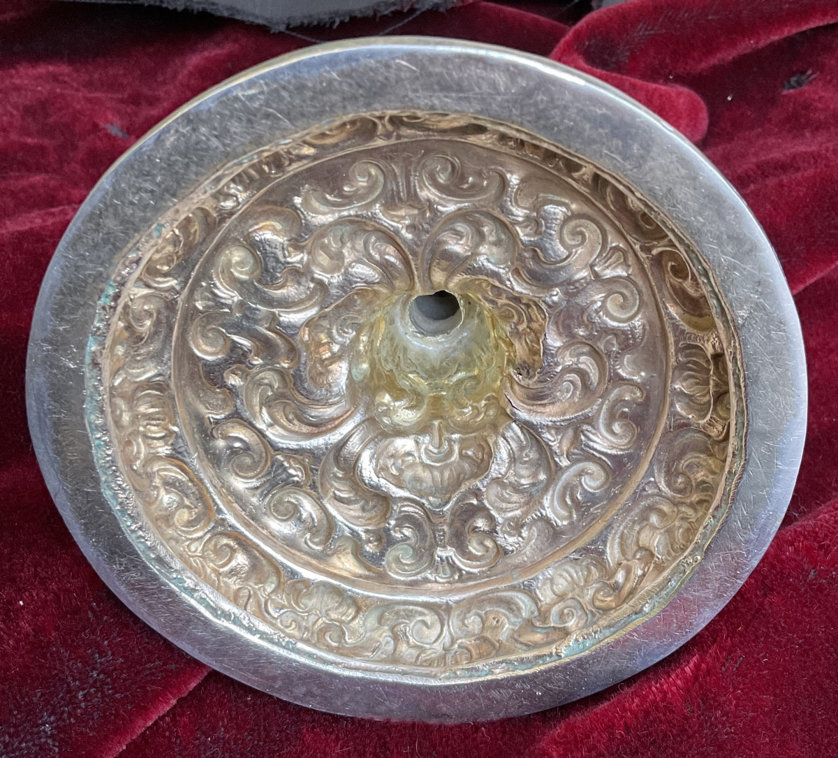 Ostensoir Baroque en Argent et Vermeil , Italie XVIIIème Siècle -photo-7