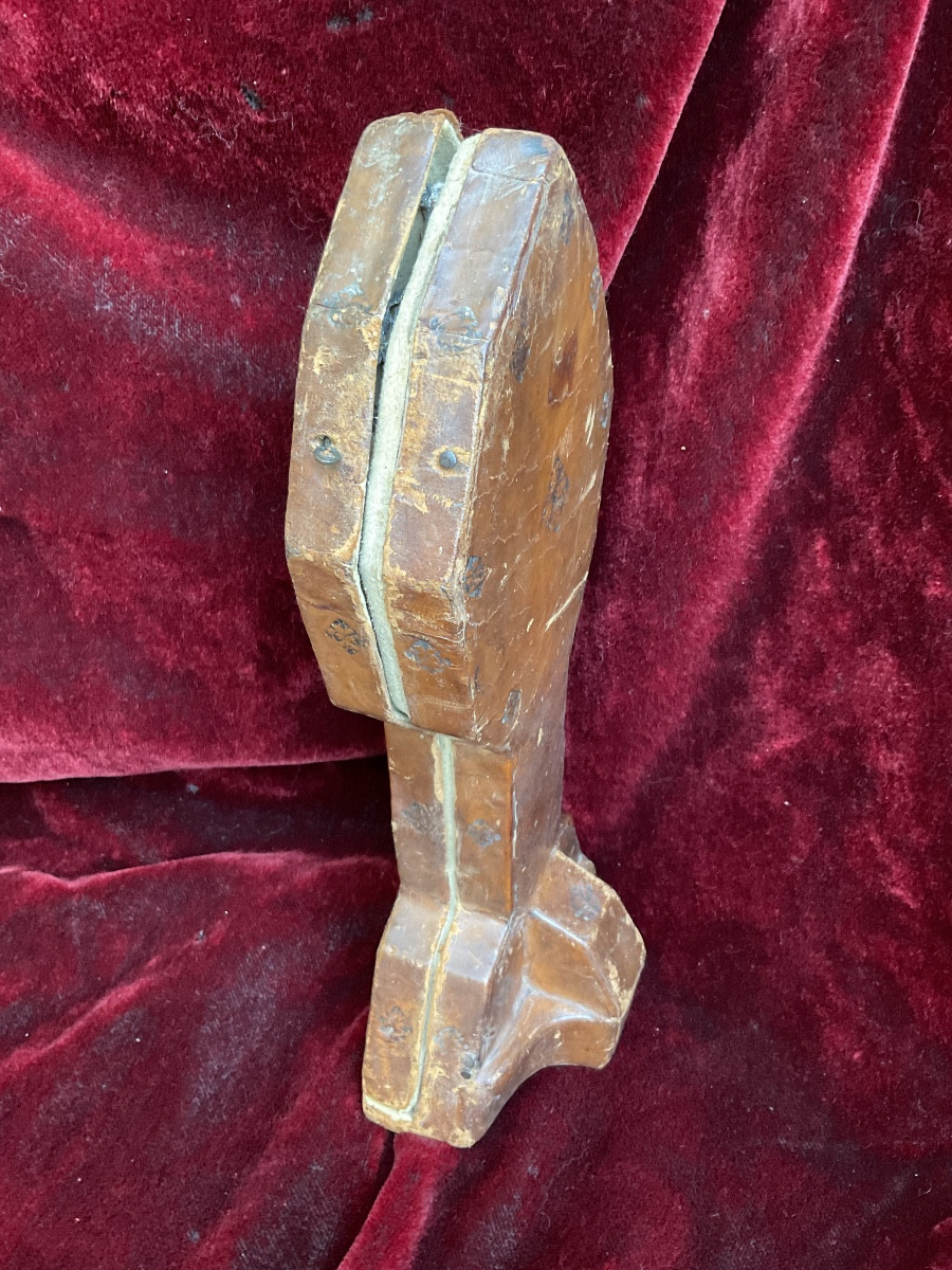 Monstrance - Reliquary Of Saint "antonius Of Padua" In Silver On Wood With Case, 18th Century-photo-2