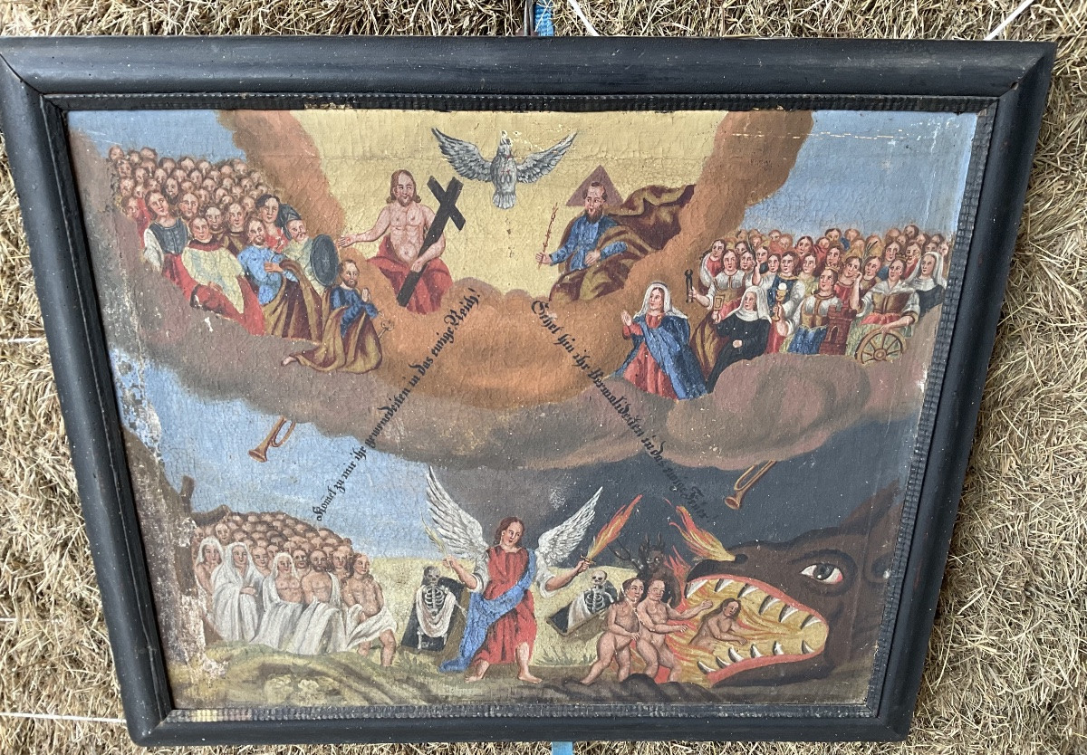 Peinture religieuse « Jugement dernier »-photo-2