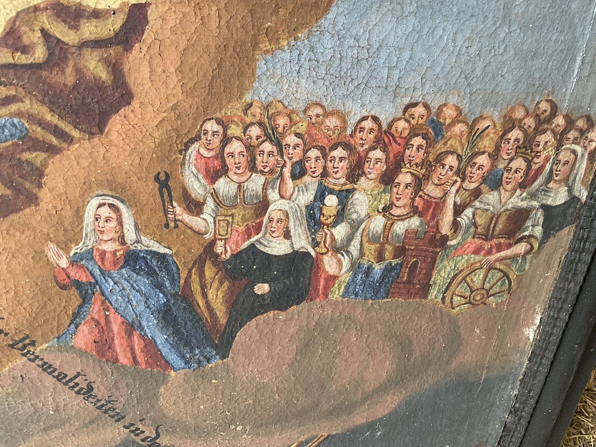 Peinture religieuse « Jugement dernier »-photo-4
