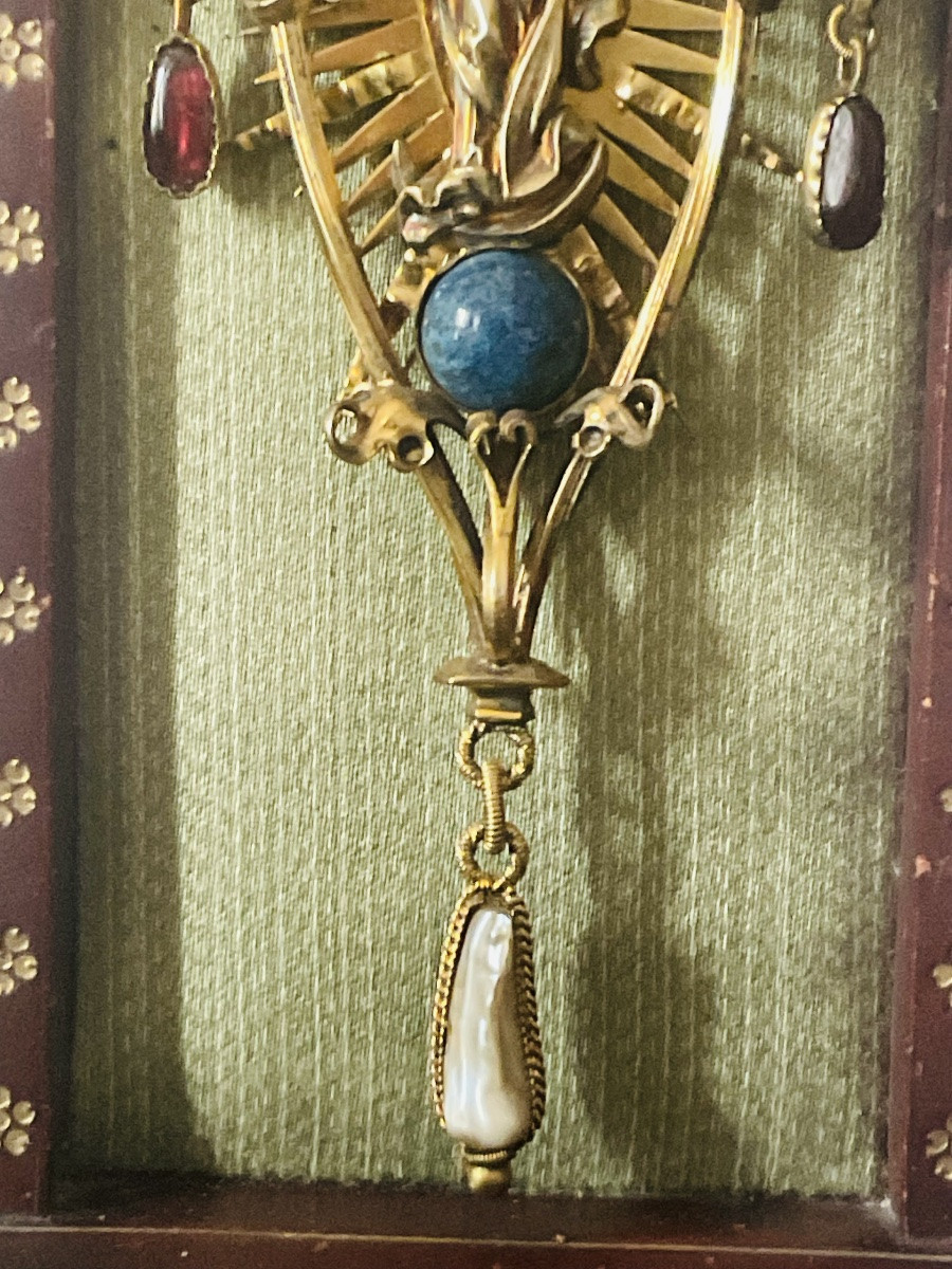 Pectoral With Virgin And Child, Silver, Hallmarks :” Sankt Johannsstift München, Late XIX Centu-photo-3