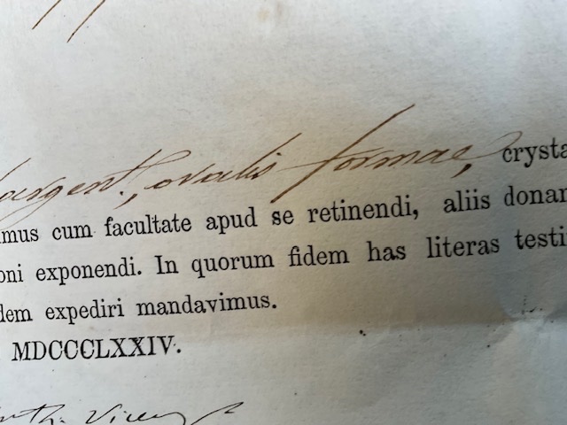 Capsule Reliquaire( Theca) de la Sainte  Agnès avec Authentique , Rome, 1884-photo-2