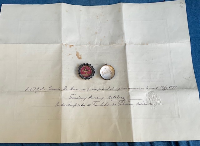 Relic Of Saint John Of The Cross With Authentic, Vienna, 1895-photo-2