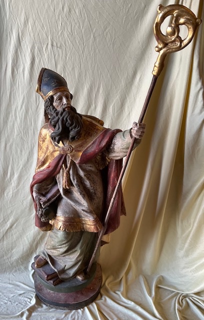 Saint Urbain de Langres, Bois Sculpté et Polychromé début du XXe siècle