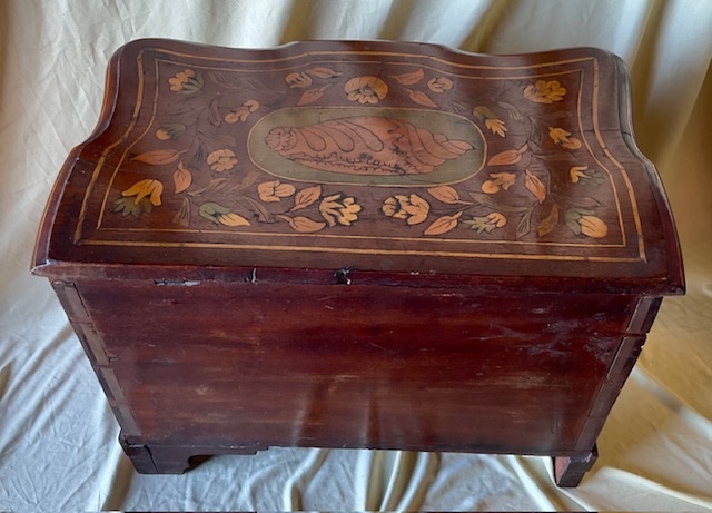 Commode Miniature Hollandaise Marquetée, vers 1790-1800-photo-2
