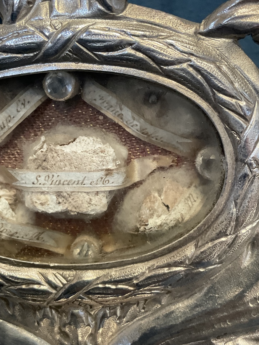 Monstrance - Reliquary (“ex Ossibus”) In Silver, France (southwest), Late 18th Century -photo-5