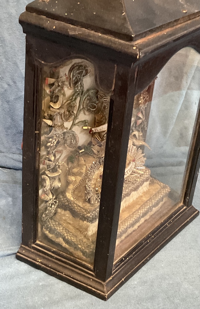 Chasse - Blackened Wood Reliquary, Formerly Containing The Bones Of St. Valeri And St. Exuperantius, Tyrol, 8th Century-photo-3