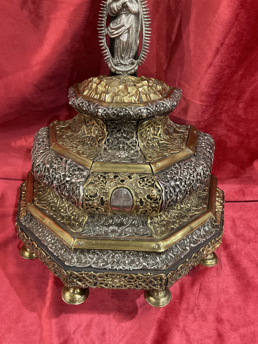 Cross - Reliquary (theca “of The True Cross,” Southern Germany (augsburg), Ca. 1700)-photo-4