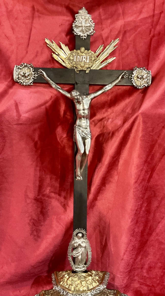 Cross - Reliquary (theca “of The True Cross,” Southern Germany (augsburg), Ca. 1700)-photo-1