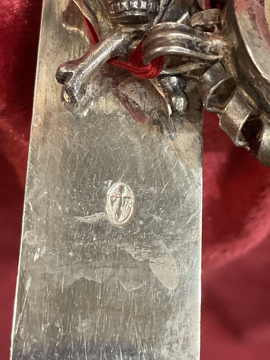Croix Reliquaire ( Argent) Avec Fragment De La Vraie Croix Et Authentique, Italie (Vigevano)XIX-photo-4