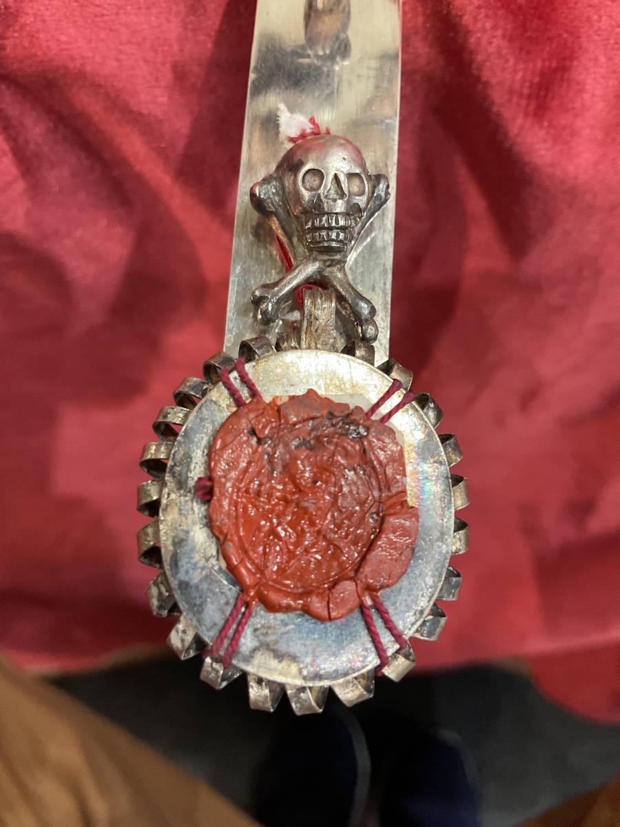 Croix Reliquaire ( Argent) Avec Fragment De La Vraie Croix Et Authentique, Italie (Vigevano)XIX-photo-1