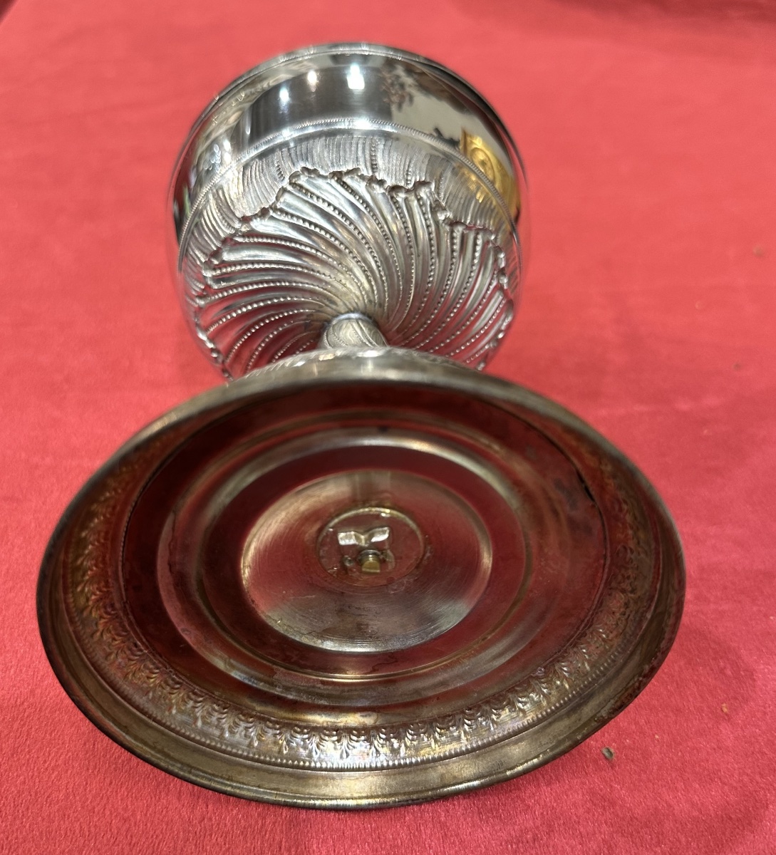 Commemorative (silver) Ciborium Of Baroness Maria Fussini, Italy (rome?), Early 19th Century-photo-2