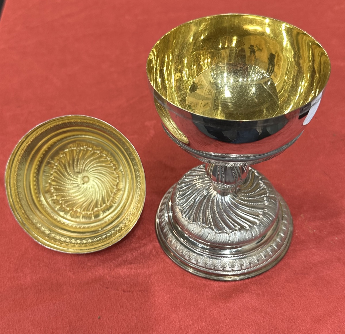 Commemorative (silver) Ciborium Of Baroness Maria Fussini, Italy (rome?), Early 19th Century-photo-3