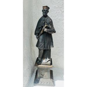 Saint John Nepomuk In Cast Iron, C.1800