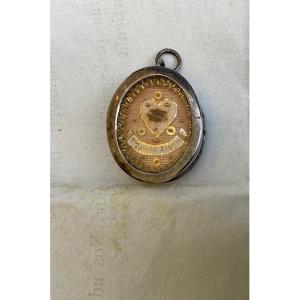 Capsule reliquaire (Theca) de saint Ignace de Loyola avec authentique, Rome, 1878