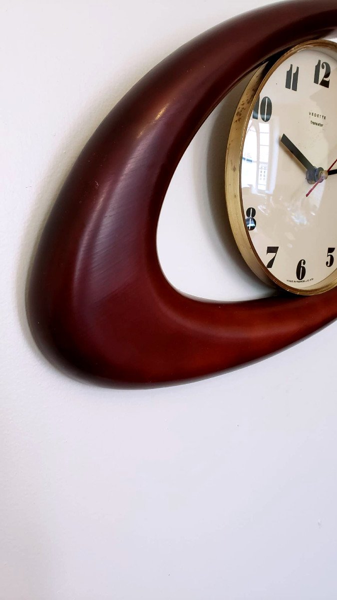 Boomerang Wall Clock 1950-photo-2