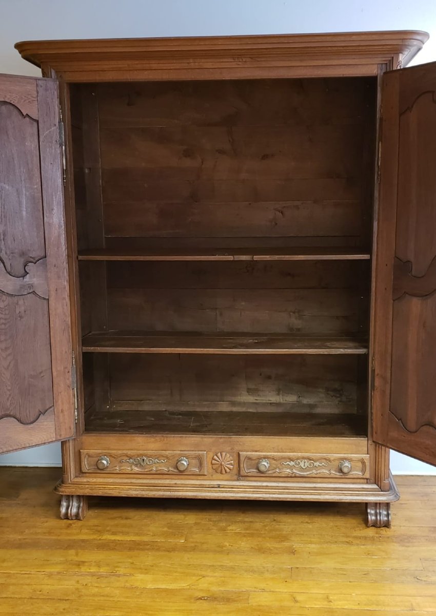 Armoire Lorraine en chêne -photo-2