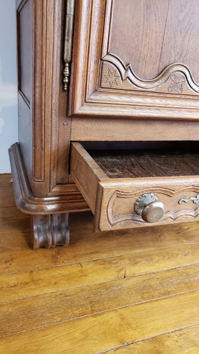 Armoire Lorraine en chêne -photo-5