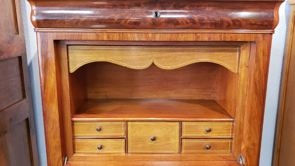 19th Century Mahogany Secretary-photo-3