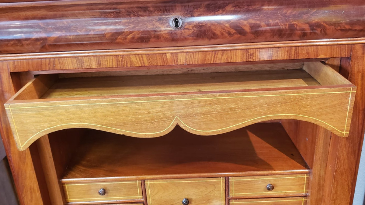 19th Century Mahogany Secretary-photo-3