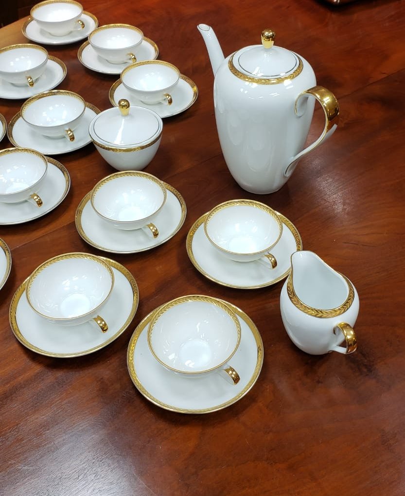 Service à café en porcelaine Hartporzellan Germany Rheinpfalz-photo-2