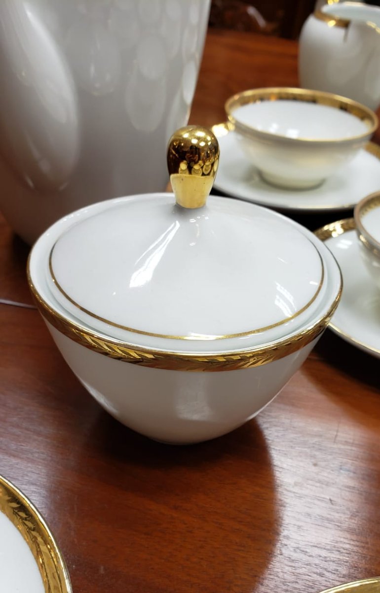 Service à café en porcelaine Hartporzellan Germany Rheinpfalz-photo-4