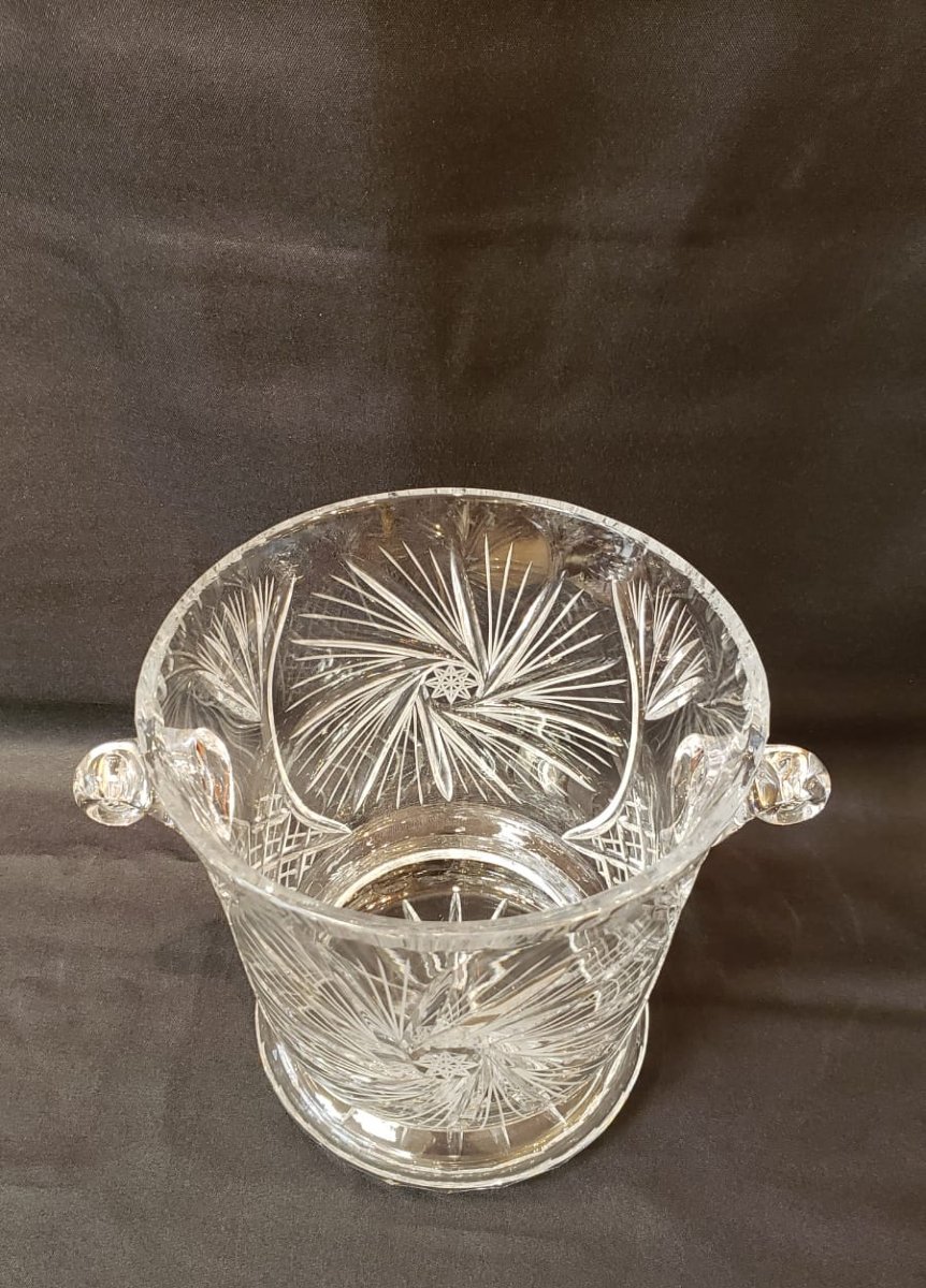 Hand-cut Crystal Champagne Bucket-photo-2