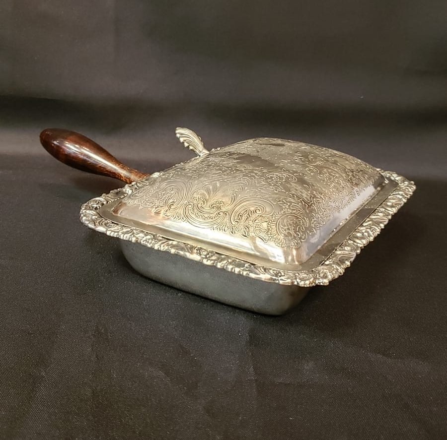 Plat de service Wilson and Gill - Métal argenté-photo-2