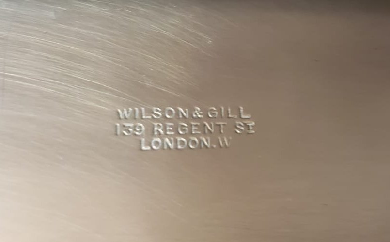 Plat de service Wilson and Gill - Métal argenté-photo-3