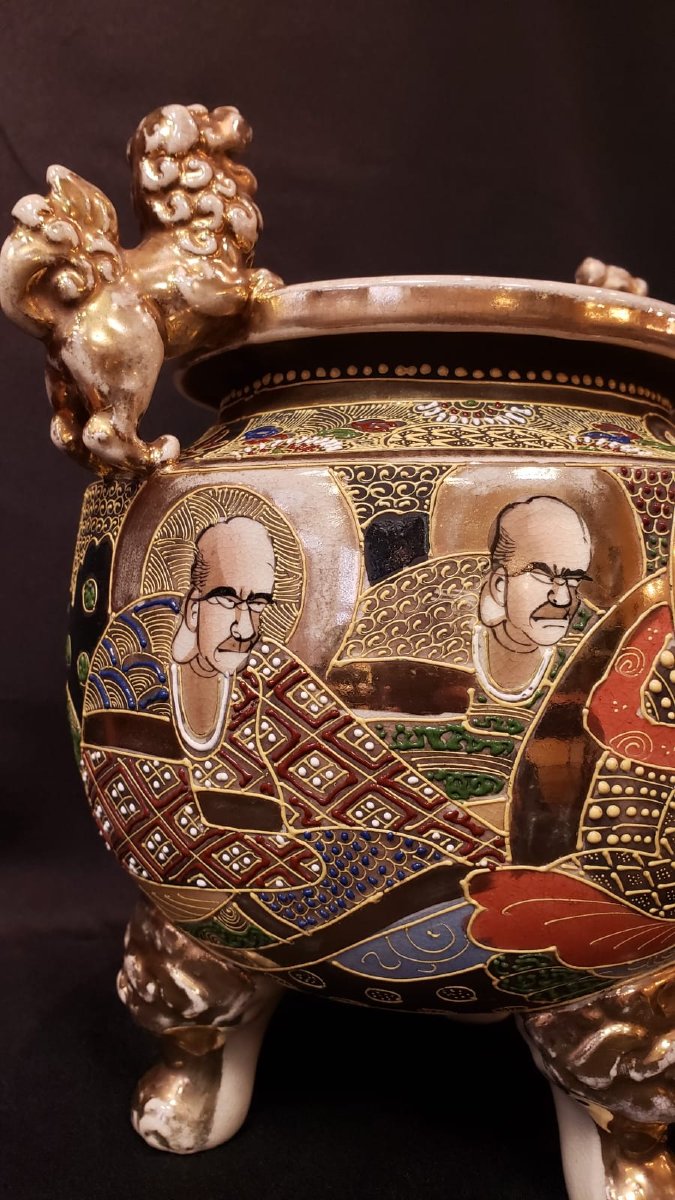 Brûle-parfum - Satsuma - Fin XIXe-photo-2