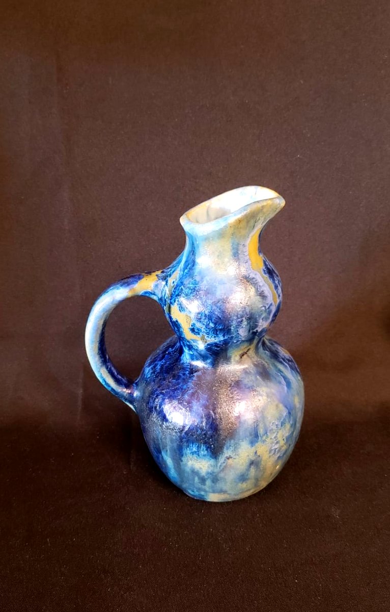 Pierrefonds Glazed Stoneware. Early XX°.-photo-2