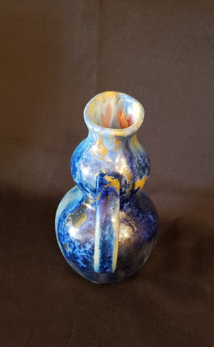 Pierrefonds Glazed Stoneware. Early XX°.-photo-4