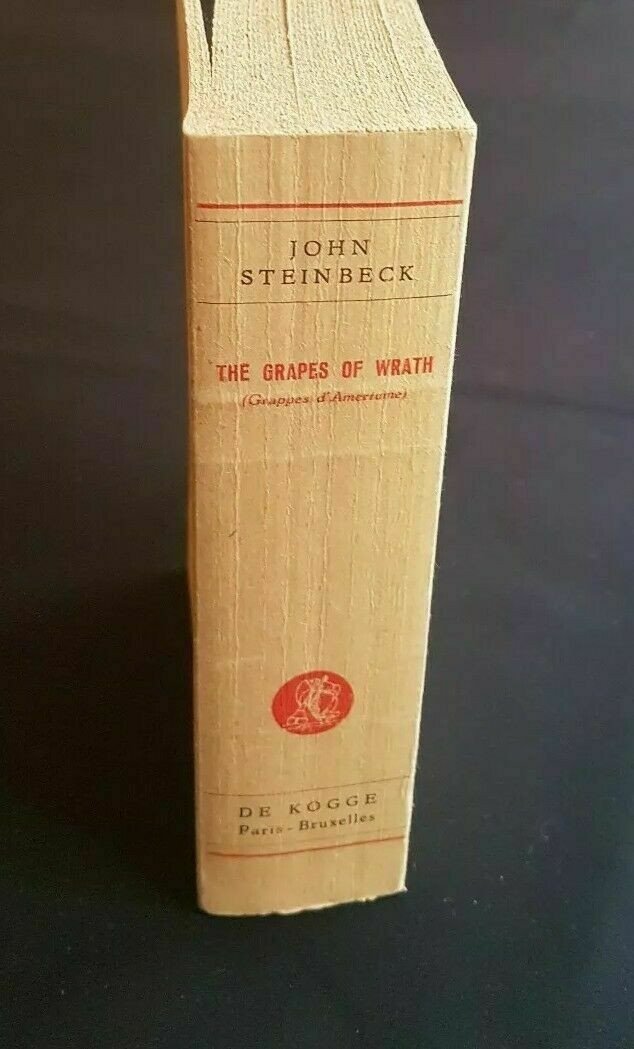 John Steinbeck - The Grapes Of Wrath (grappes d'Amertume) - De Kogge 1942 - Première édition-photo-2